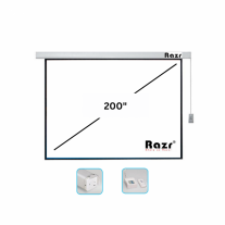 Razr Motorized Screen จอมอเตอร์ไฟฟ้า ยี่ห้อ เรสซ์  ขนาด 200 นิ้ว 16:10 รุ่น EMW-A200