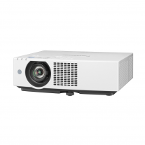 Panasonic PT-VMW61 WXGA 3LCD Laser Projector  6,200 lumens   ความละเอียด 1280×768 (WXGA) pixels Contrast 3,000,000:1 Big Lens Zoom 1.6x manual zoom Key Stone  