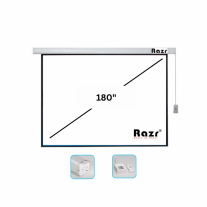Razr Motorized Screen จอมอเตอร์ไฟฟ้า ยี่ห้อ เรสซ์  ขนาด 180 นิ้ว 16:10 รุ่น EMW-A180 0